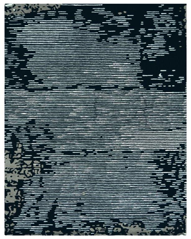 Azure Mist Hand tufted Modern Rug (HT-562A)