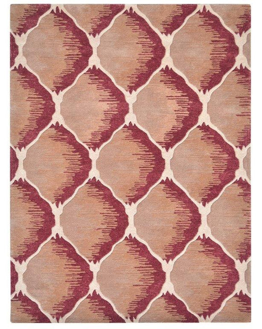Luxe Diamond Hand tufted Modern Rug (HT-467E)
