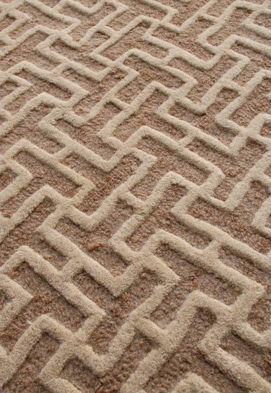Hand tufted Modern Beige Rug (HT-436A)