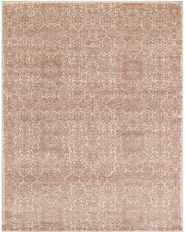 Amber Grace Hand knotted Modern Beige Brown Rug (HK-6181)