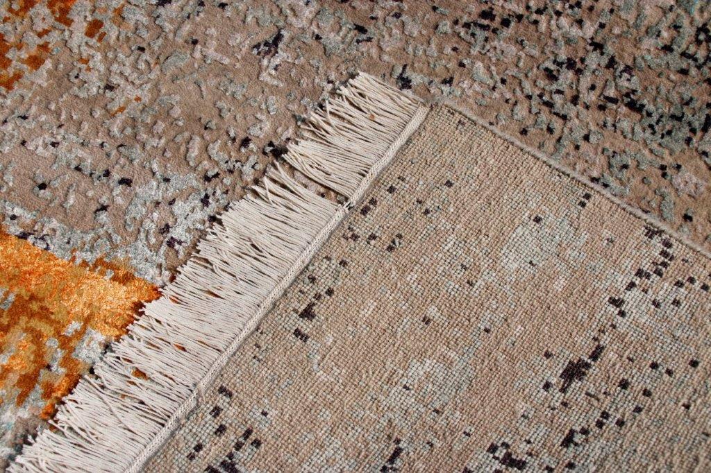 Urban Serenity -Hand knotted Modern Grey Rug (HK-606)