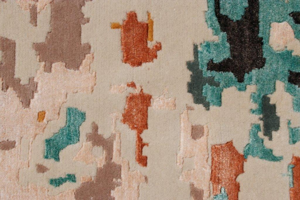 Urban Mirage Hand knotted Modern Multicolour Rug (522)