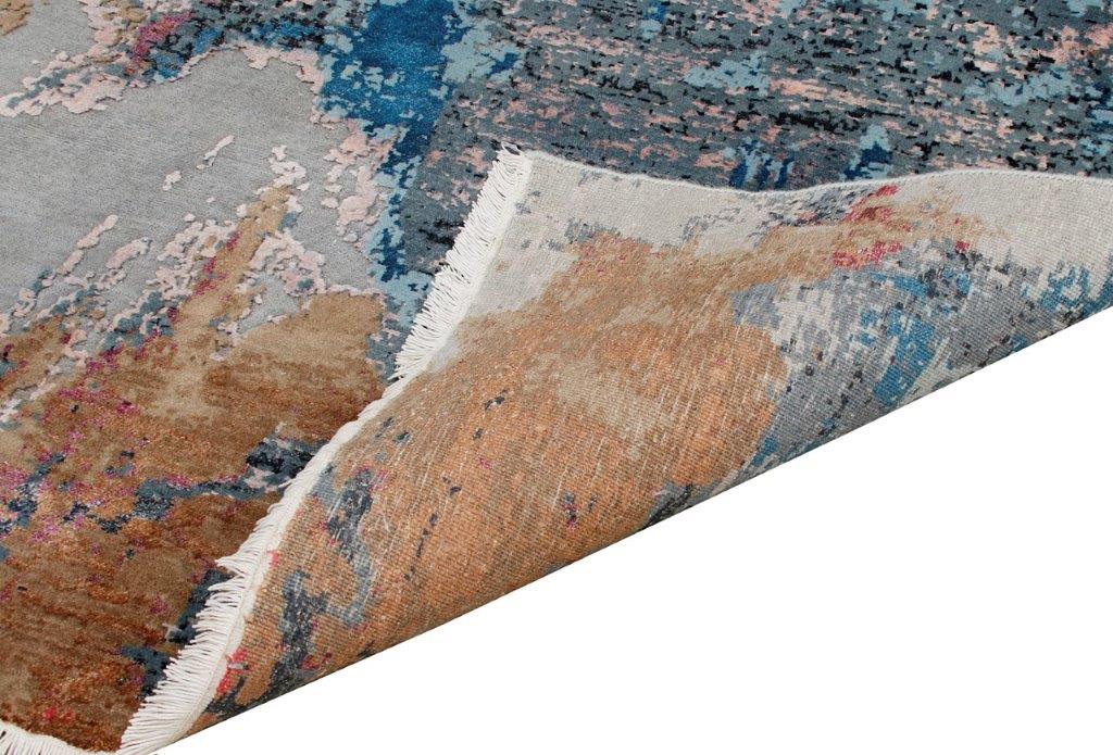 Mystic Horizon Hand knotted Modern Multicolour Rug (HK-601)