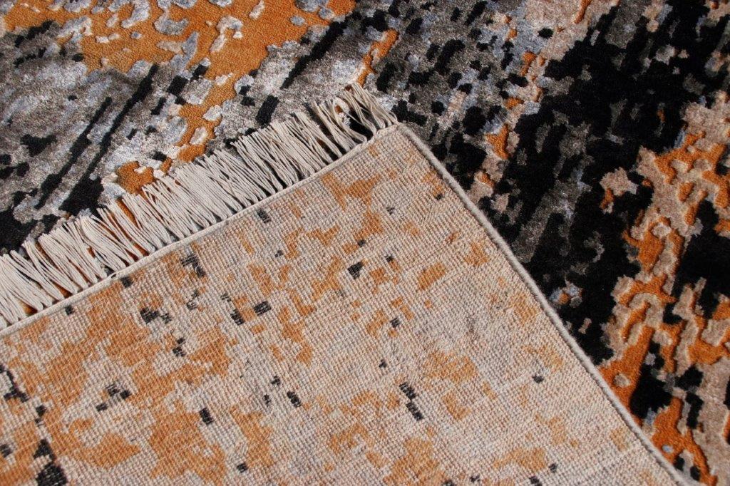 Ethereal Fusion Hand knotted Modern Multicolour Rug (HK-604)