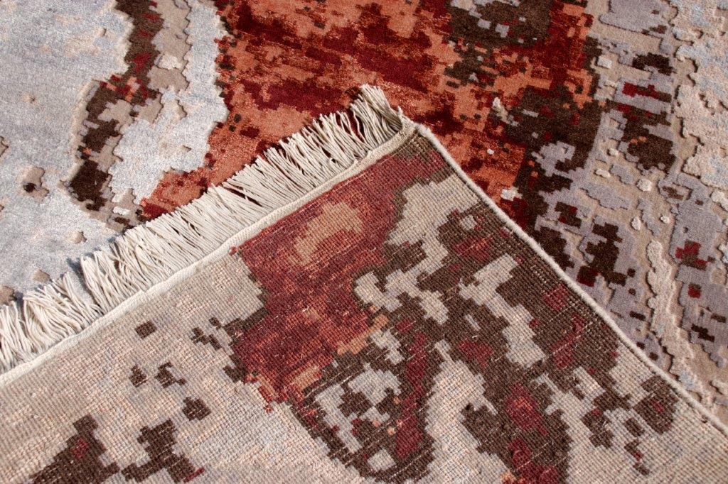 Modern Mirage Hand knotted Modern Multicolour Rug (HK-612)