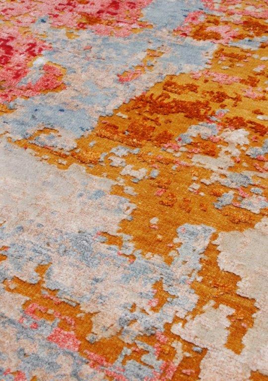 Cosmic Symphony Hand knotted Modern Multicolour Rug (HK-613)