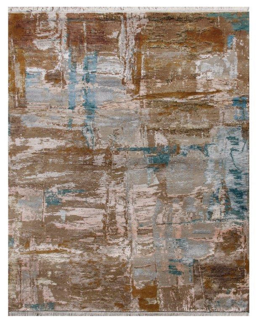 Infinity Spectrum Hand knotted Modern Multicolour Rug (HK-9)