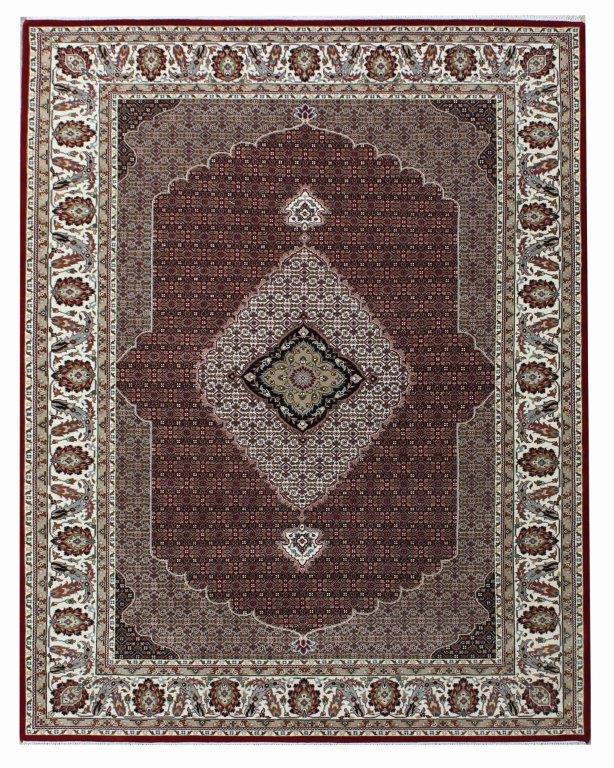 Royal Diamond Hand knotted Traditional Mahi-16 Red Cream Rug (MW-86)