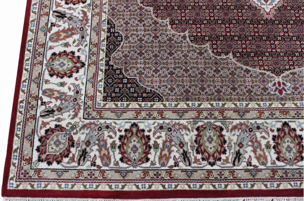 Royal Diamond Hand knotted Traditional Mahi-16 Red Cream Rug (MW-86)