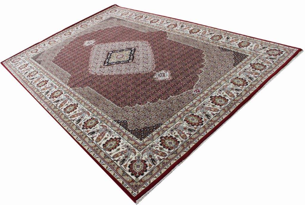 Royal Diamond Hand knotted Traditional Mahi-16 Red Cream Rug (MW-86)