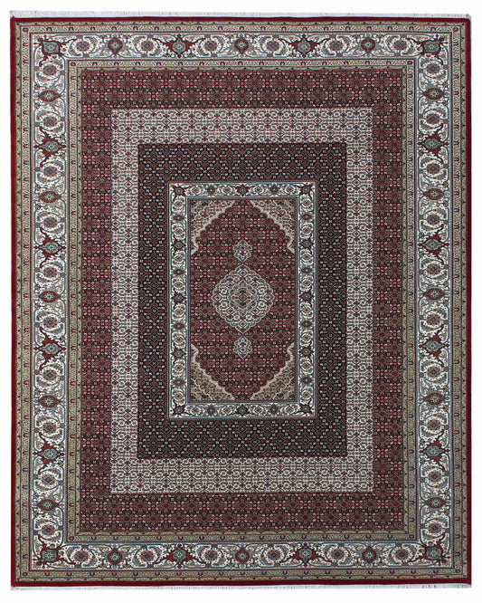 Hand knotted Traditional Mahi-20 Red Rug (MW-1)