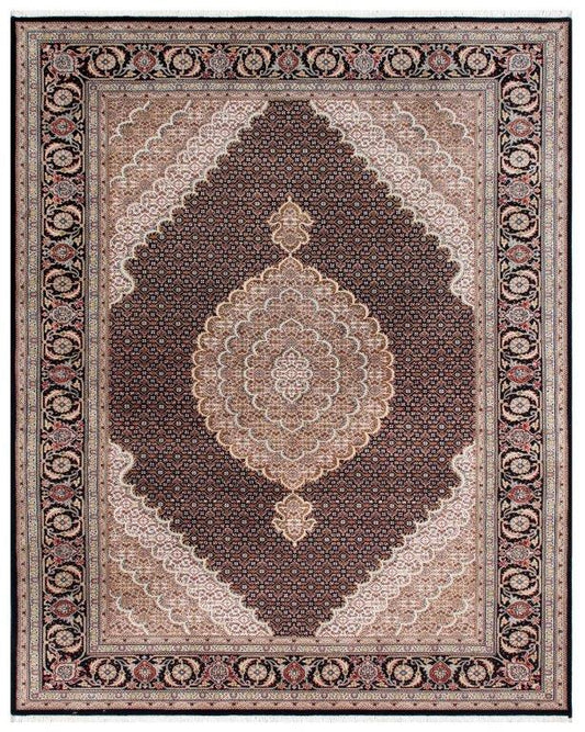 Majestic Heritage Hand knotted Traditional Mahi-17 Black Rug (MW-22)