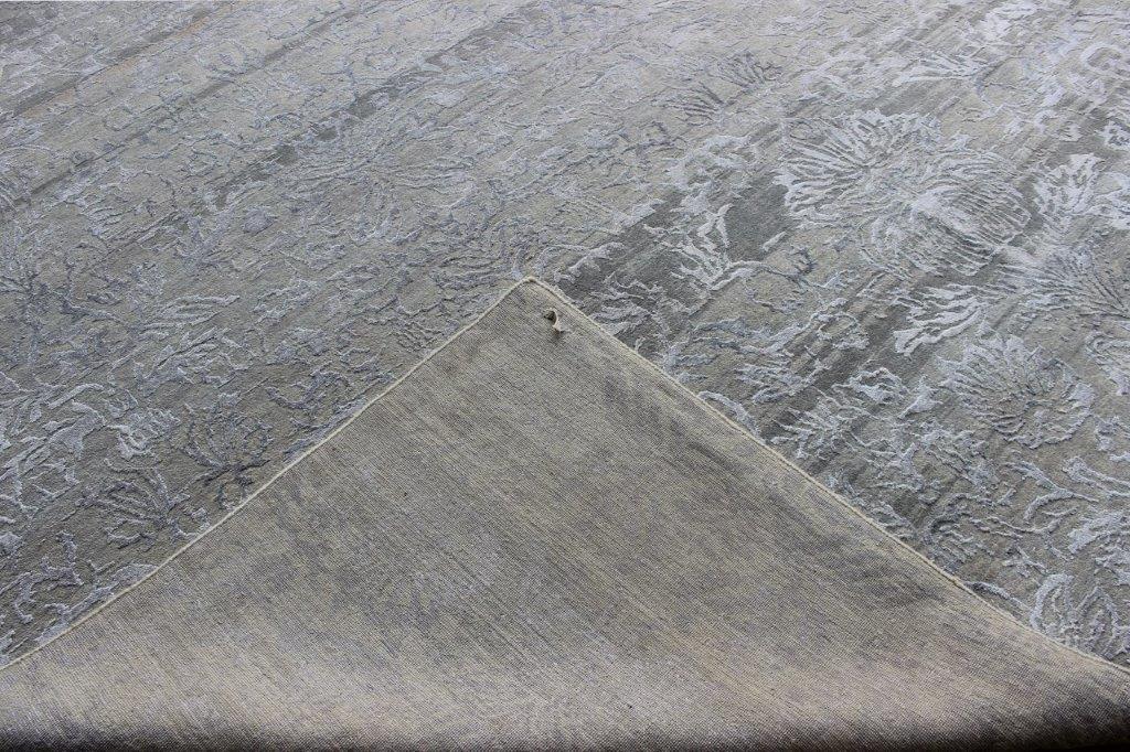 Hand - Knotted Hand knotted Transitional Grey Rug (HK-4A)