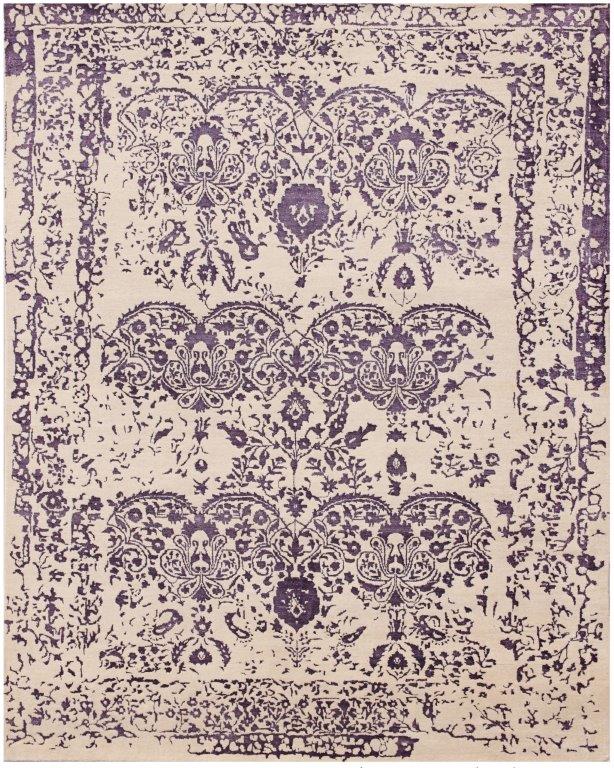 Hand knotted Transitional Violet Rug (HK-2172)