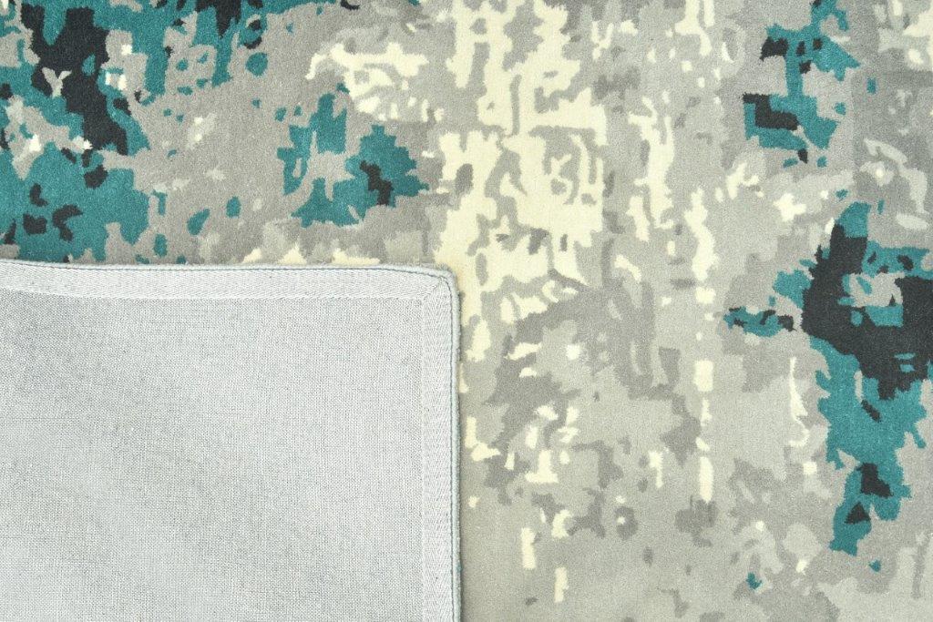 Oceanic Abstract Hand tufted Modern Multicolour Rug (HT-539A)