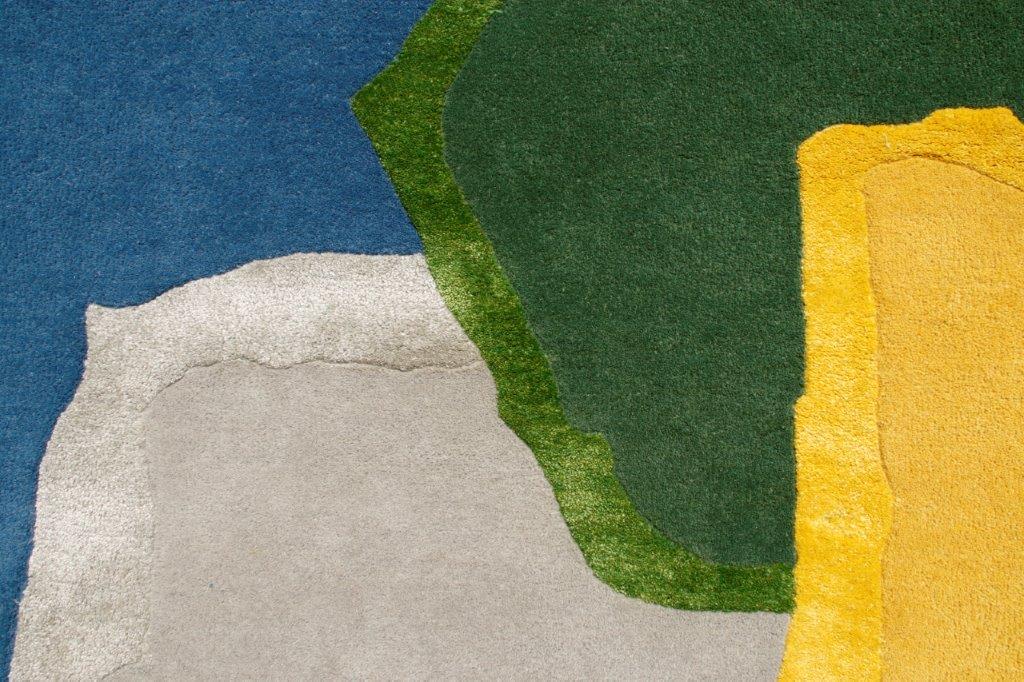 Mosaic Hand tufted Modern Multicolour Rug (mosaic 48 B)