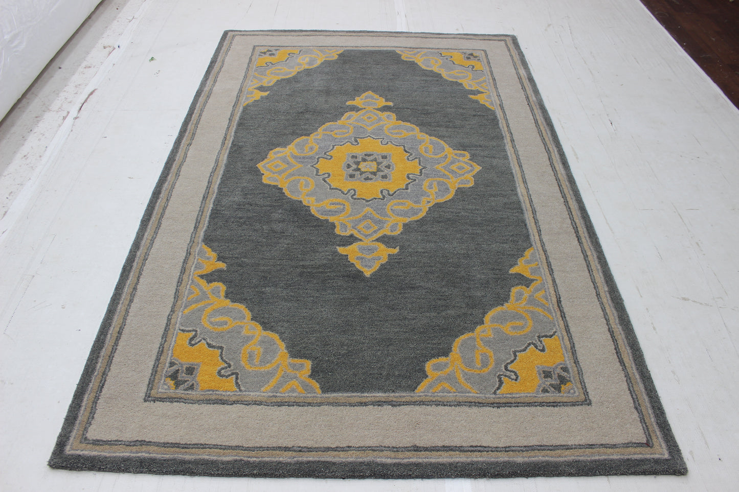 Graphite Solstice Wool Rug