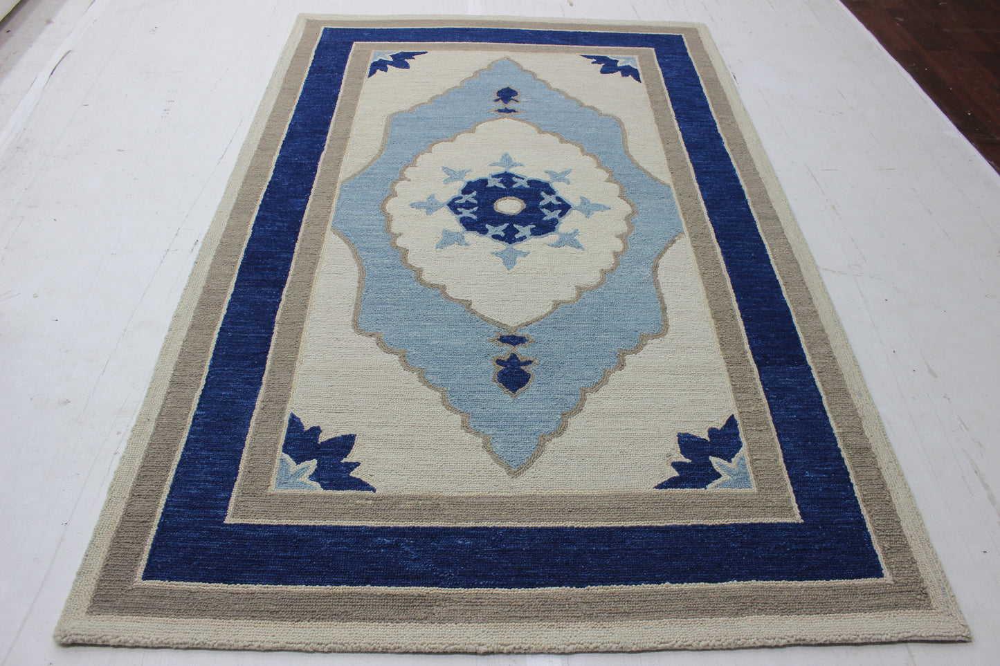 Sapphire Mirage Wool Rug