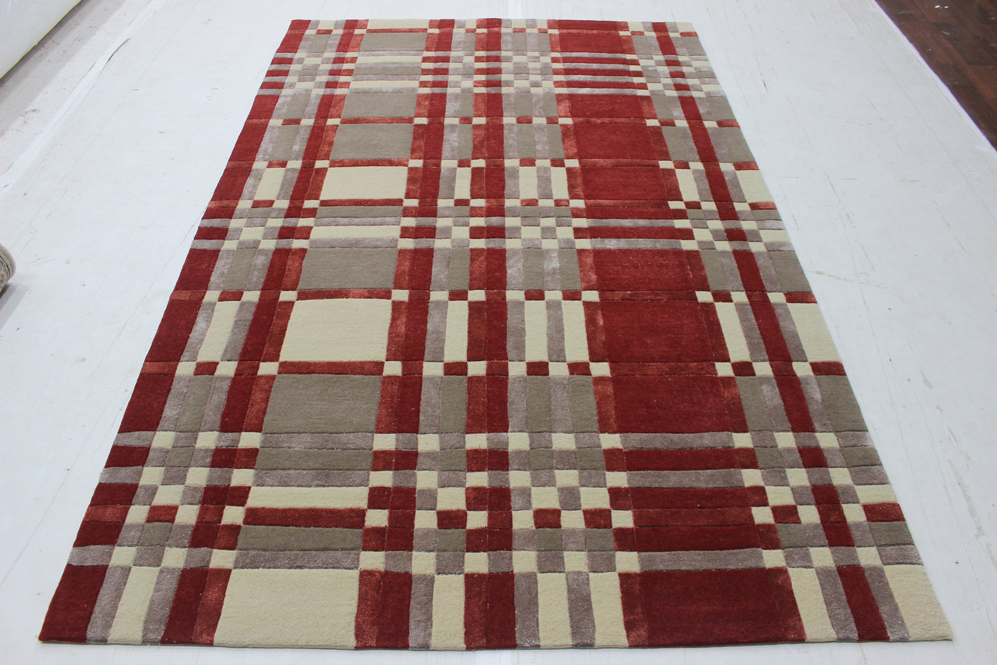 Highland Plaid Wool Rug