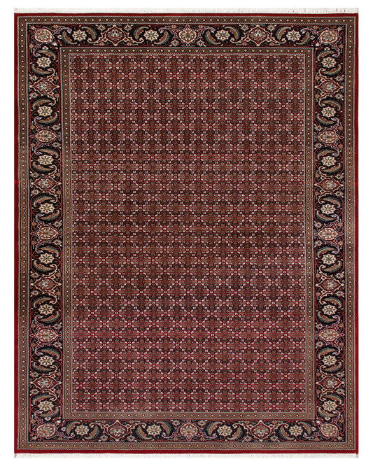 Regal  Hand knotted Traditional Mahi-10P Red Rug (MW-35)