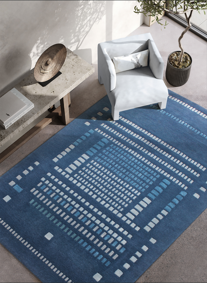 Mosaic Steps Wool Rug