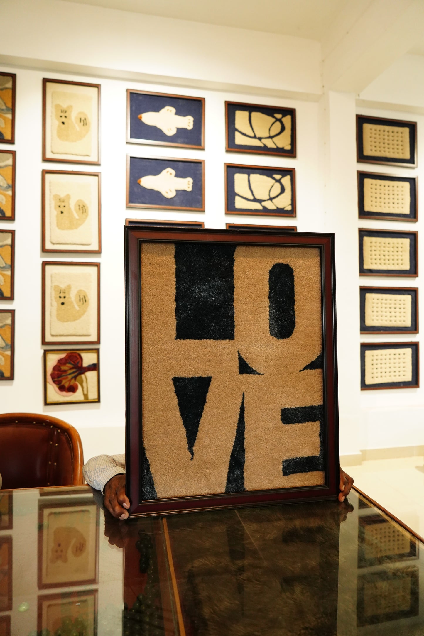 The Bold Love – Framed Rug Art