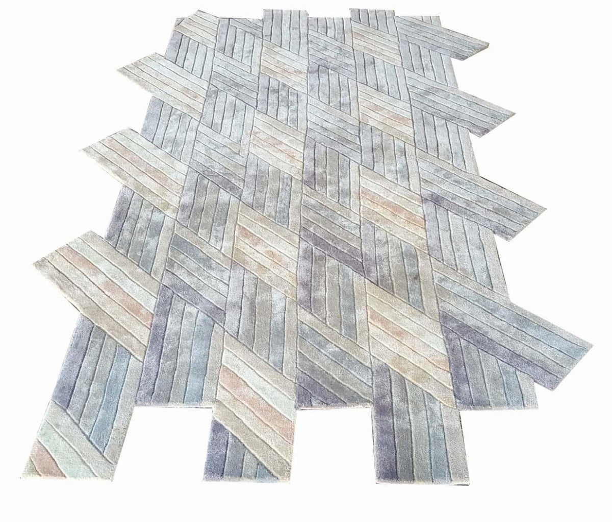 Geometric unic rug