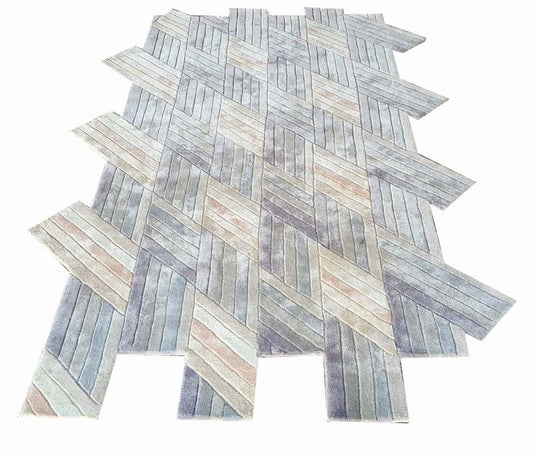 Geometric unic rug
