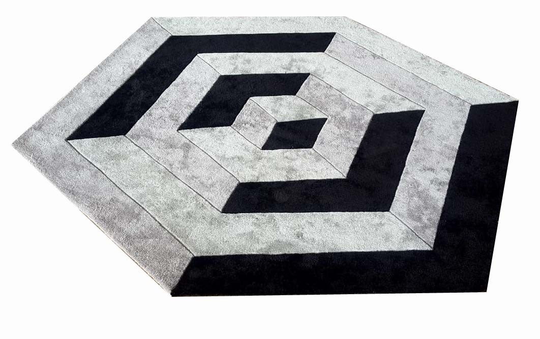 Geometric unic rug