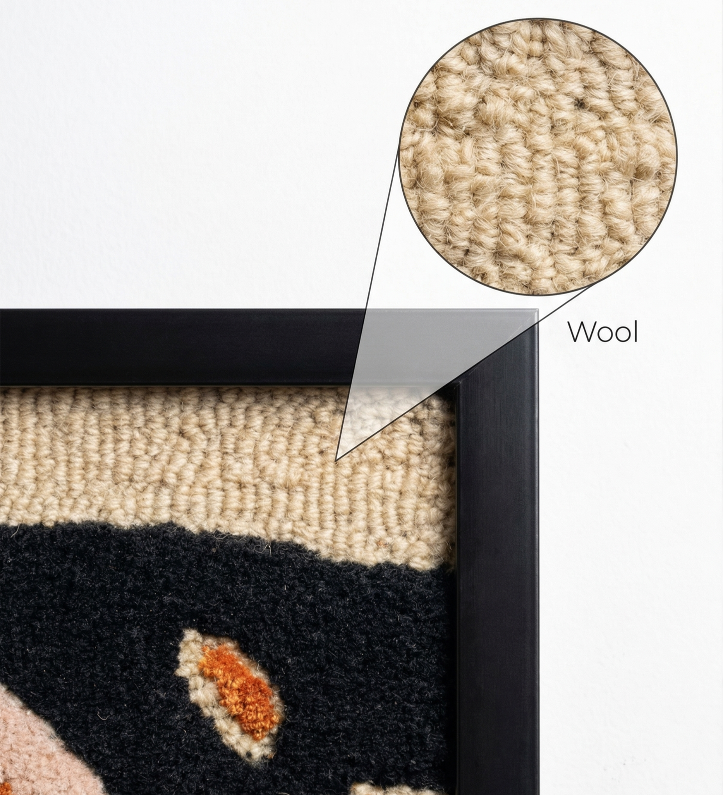 Handmade Wool Elephant Wall Hanging