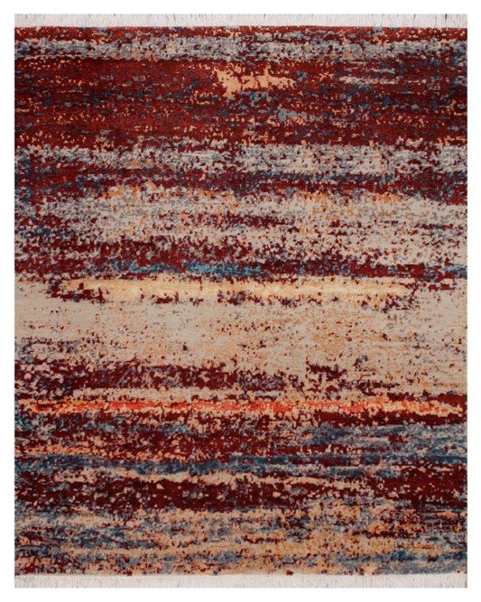Hand knotted Modern Multicolour Rug (511)