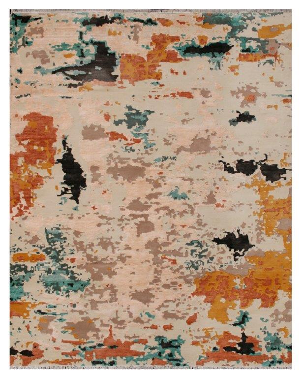 Modern Multicolour Rug Urban Mirage Hand knotted Modern Multicolour Rug (522) – Indirug