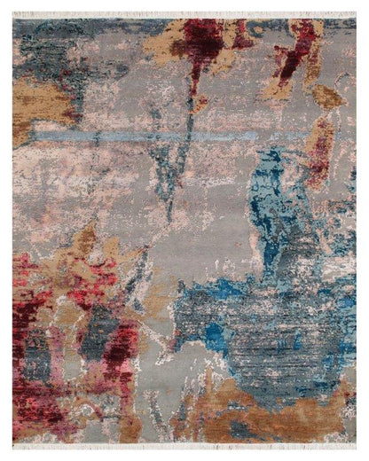 Hand knotted Modern Multicolour Rug (HK-601)