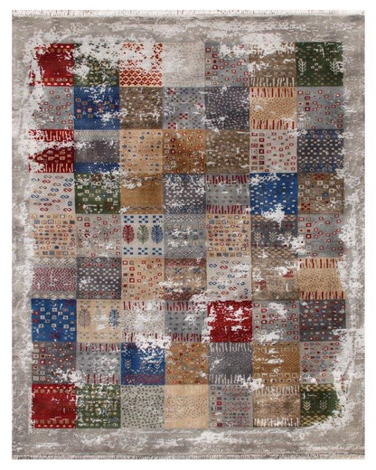 Hand knotted Modern Multicolour Rug (HK-621)