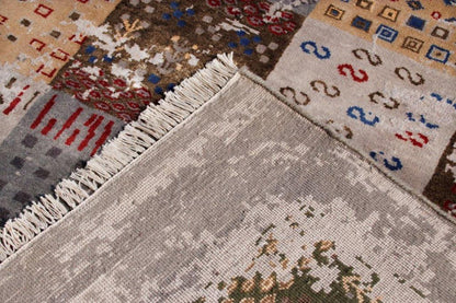 Hand knotted Modern Multicolour Rug (HK-621)