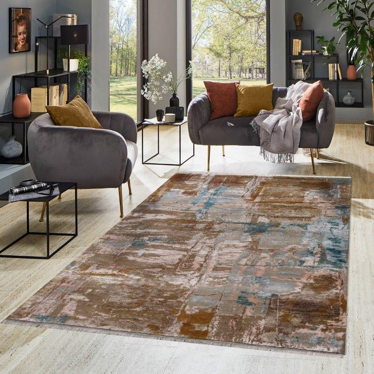 Hand knotted Modern Multicolour Rug (HK-9)