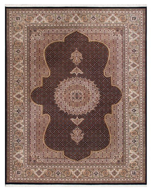 Roayl Legacy  Hand knotted Traditional Mahi-11 Black Rug (MW-9)