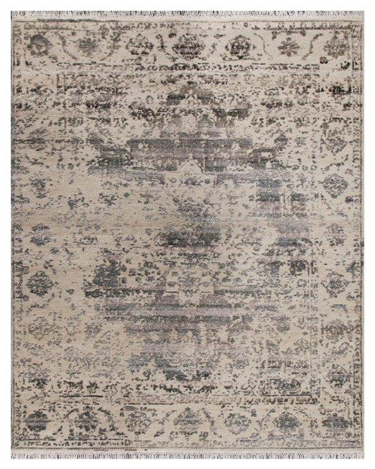 Hand knotted Transitional Grey Rug (HK-Itihas)