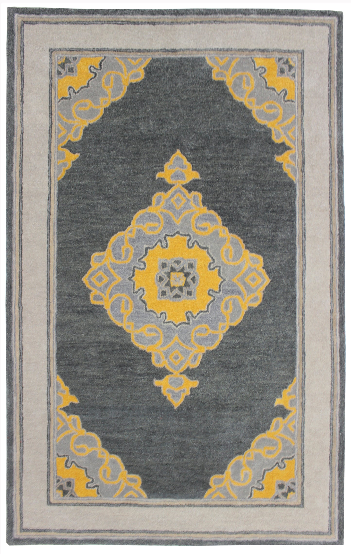 Graphite Solstice Wool Rug