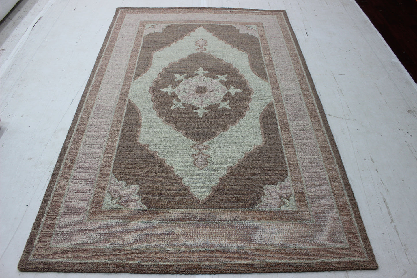 Dust Rose Reverie Wool Rug
