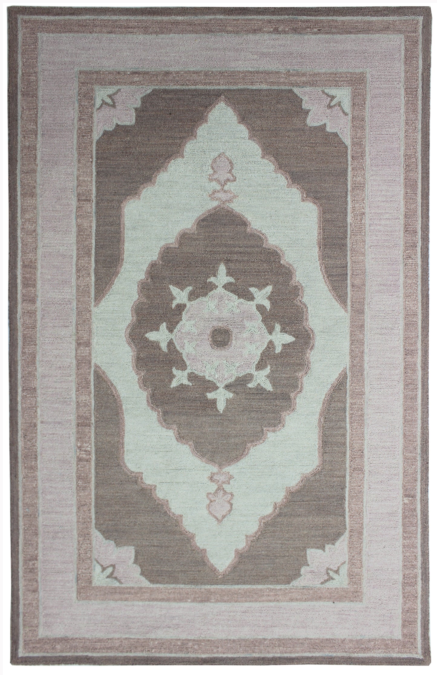 Dust Rose Reverie Wool Rug