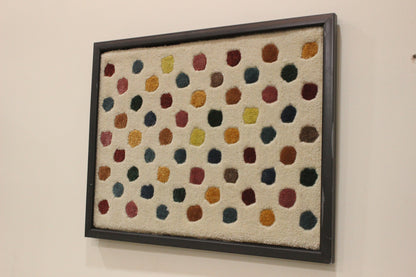 Handmade Wool Dot Pattern Wall Hanging
