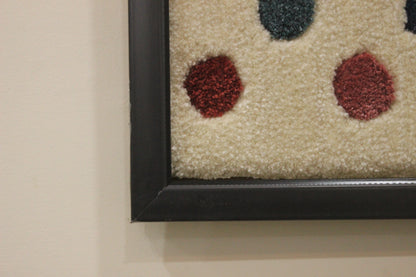 Handmade Wool Dot Pattern Wall Hanging