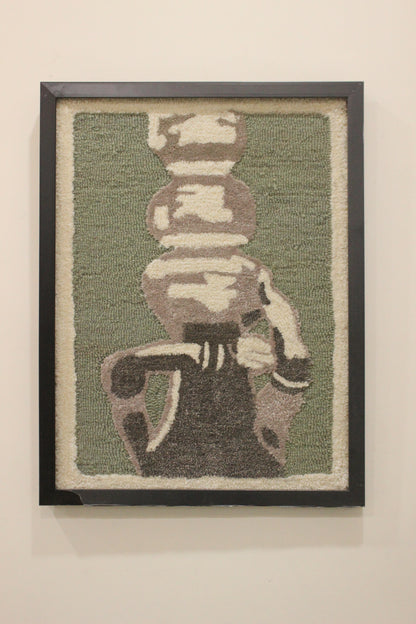 Handmade Wool Pottery Wall Hanging