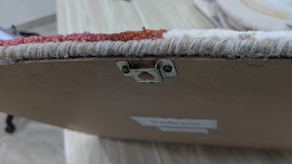 Abstract Geometric Mirror Frame - Handmade Wool Boho Wall Mirror