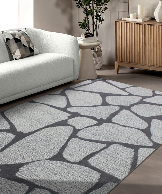 Stone Mosaic Modern Area Rug (HT 840A)