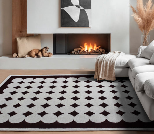 Luna Dot Wool Rug (HT 843A)