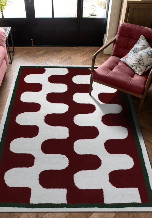 Flux Wave Wool Rug (HT 841A)
