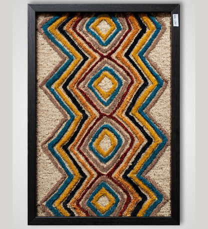 Handmade Wool Geometric Wall Hanging